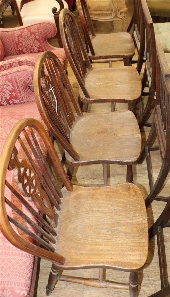 Four Windsor chairs